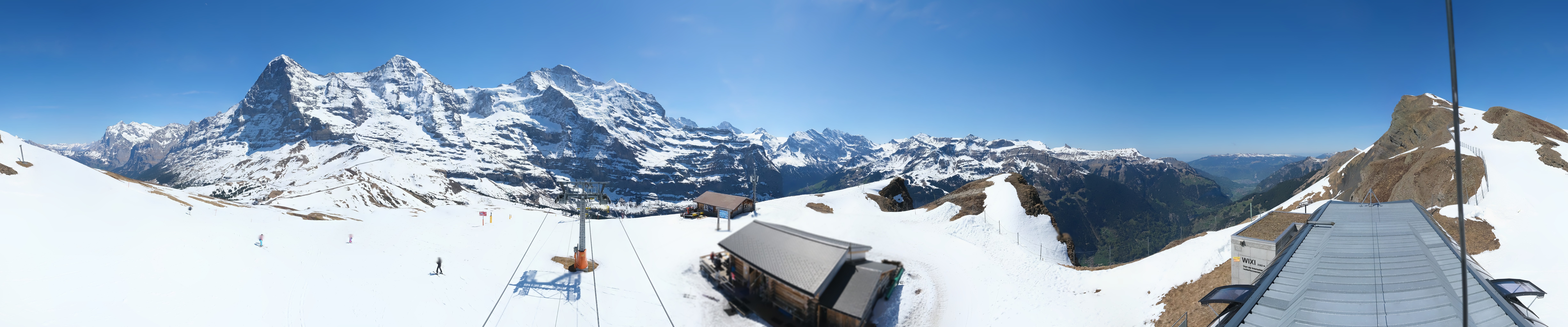 Archived image Webcam Top Station Lauberhorn, Grindelwald
