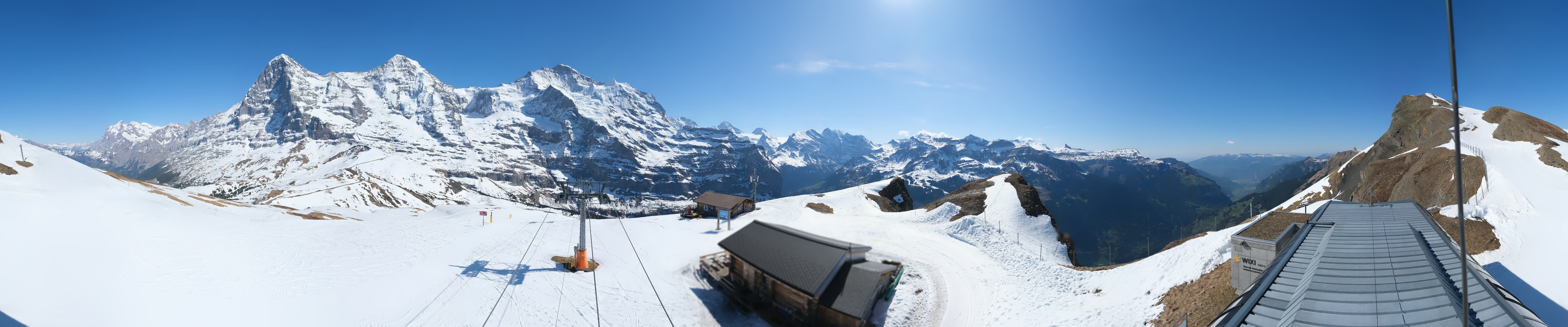 Archived image Webcam Top Station Lauberhorn, Grindelwald