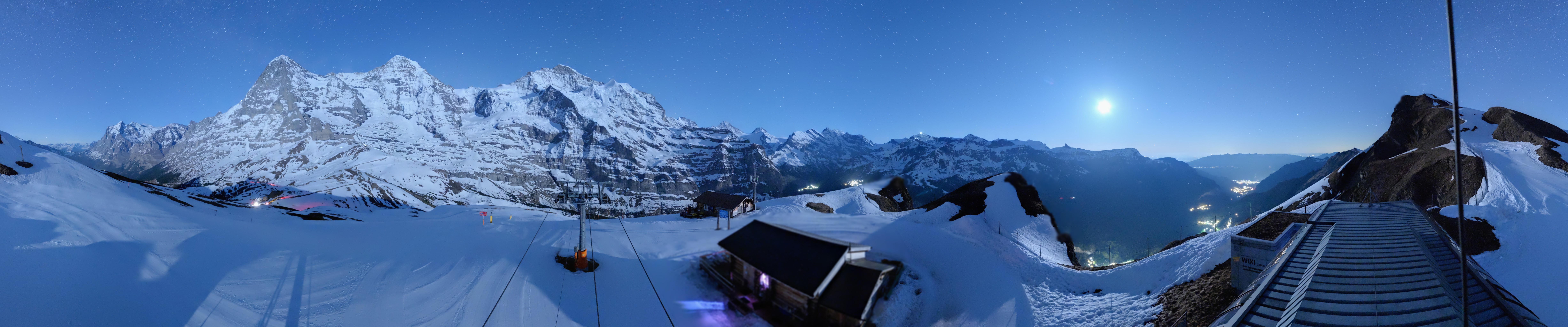 Archived image Webcam Top Station Lauberhorn, Grindelwald