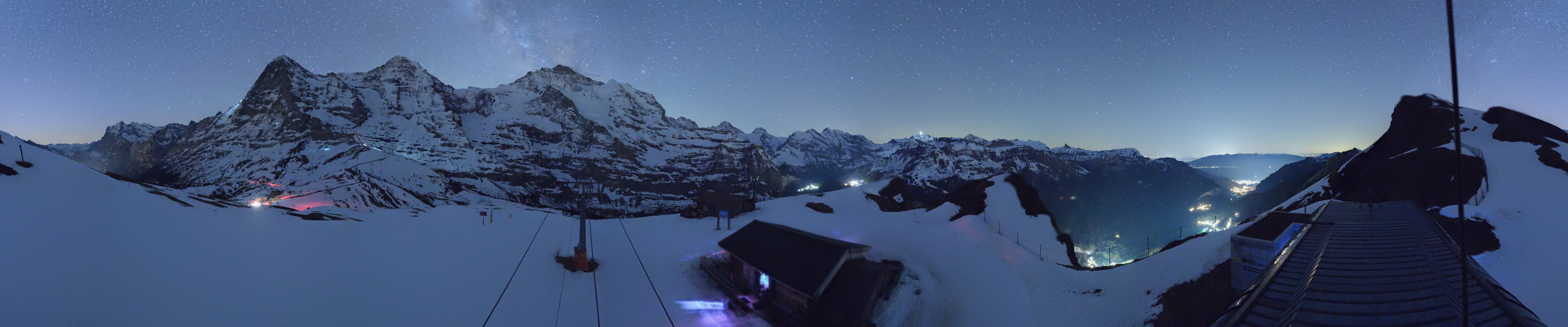 Archived image Webcam Top Station Lauberhorn, Grindelwald