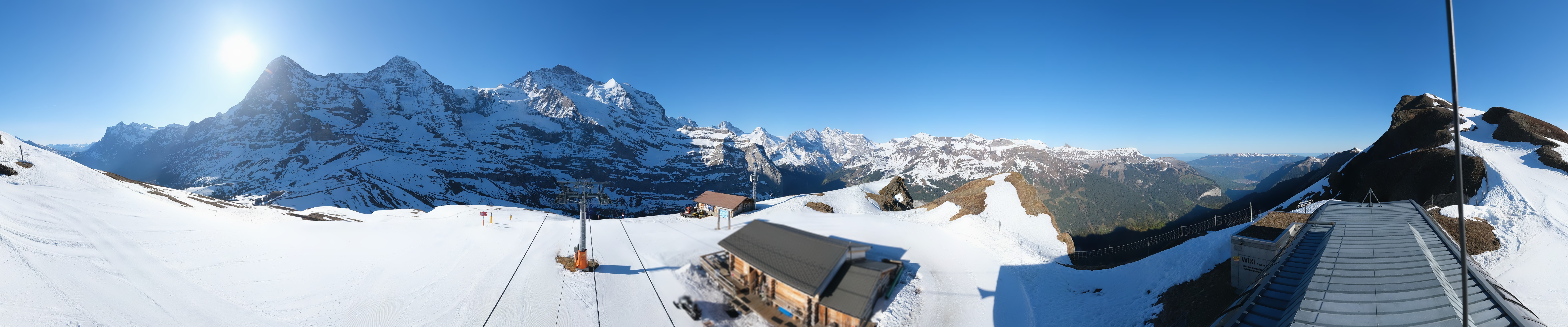 Archived image Webcam Top Station Lauberhorn, Grindelwald