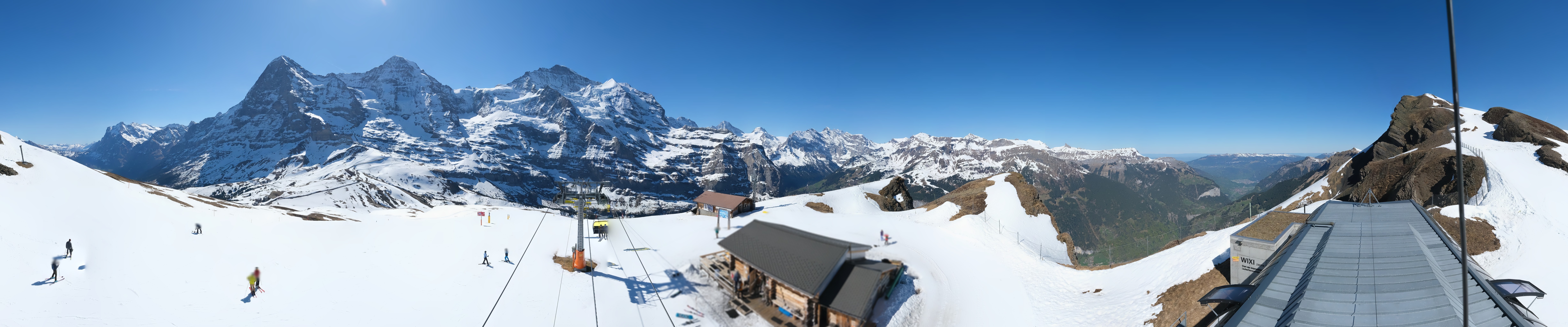 Archived image Webcam Top Station Lauberhorn, Grindelwald