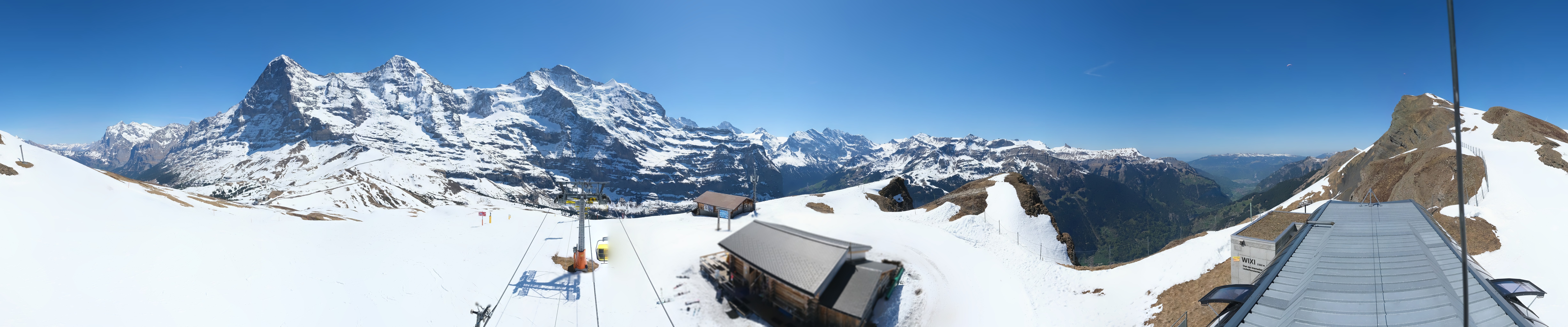 Archived image Webcam Top Station Lauberhorn, Grindelwald