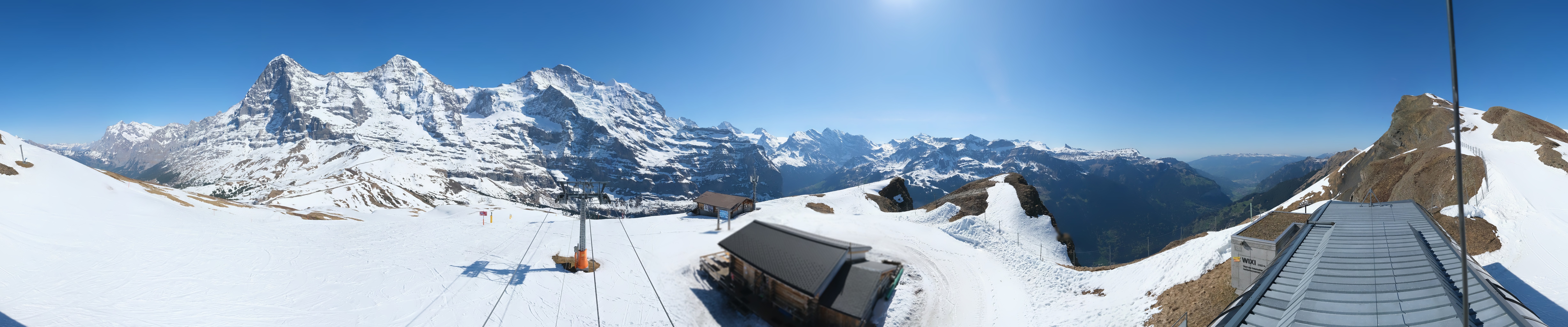 Archived image Webcam Top Station Lauberhorn, Grindelwald