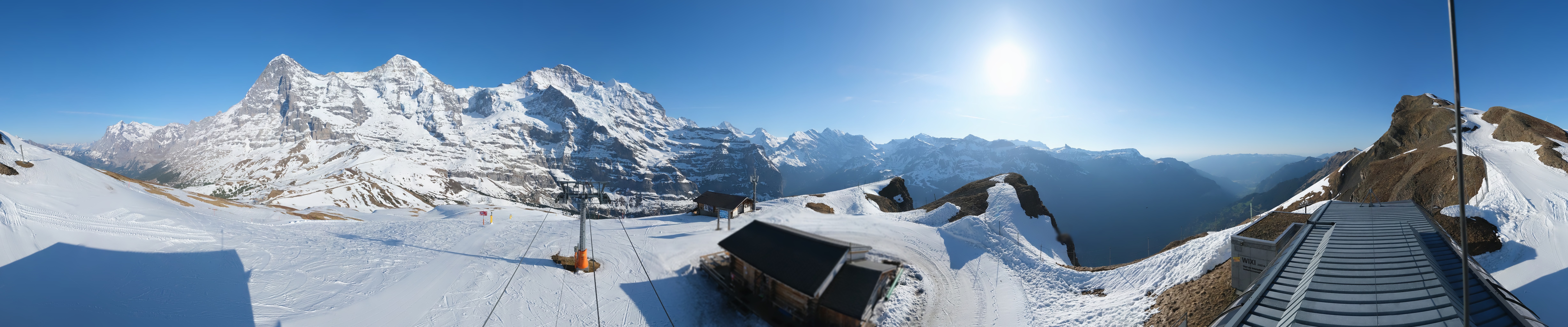 Archived image Webcam Top Station Lauberhorn, Grindelwald