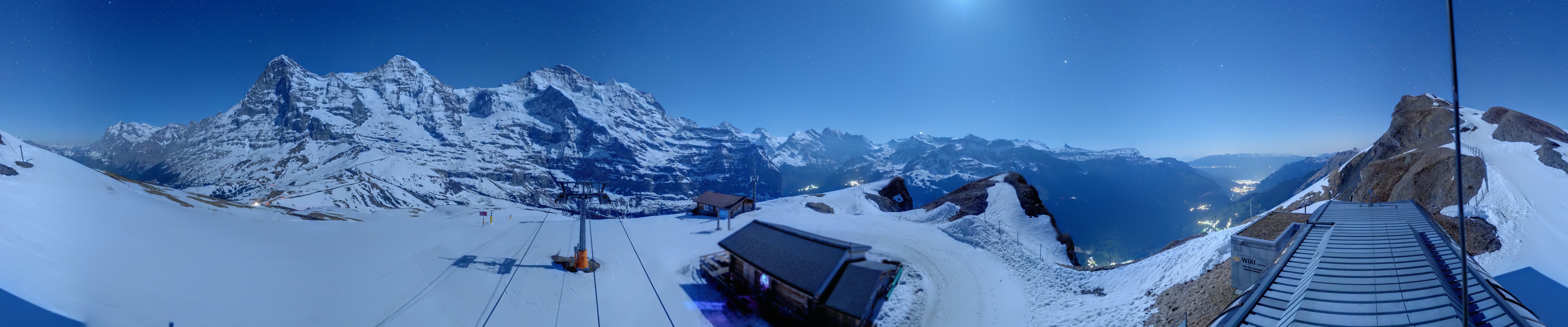 Archiv Foto Webcam Kleine Scheidegg-Lauberhorn, Grindelwald