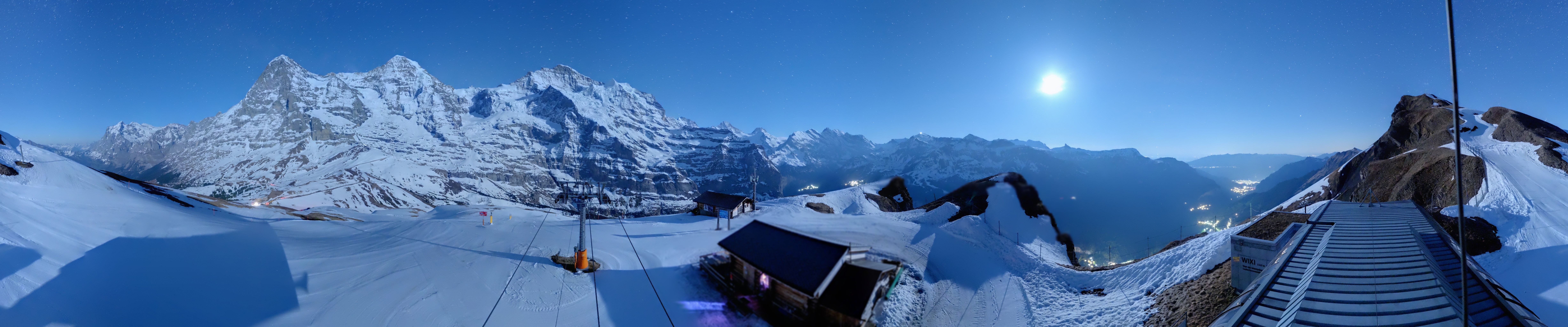 Archiv Foto Webcam Kleine Scheidegg-Lauberhorn, Grindelwald