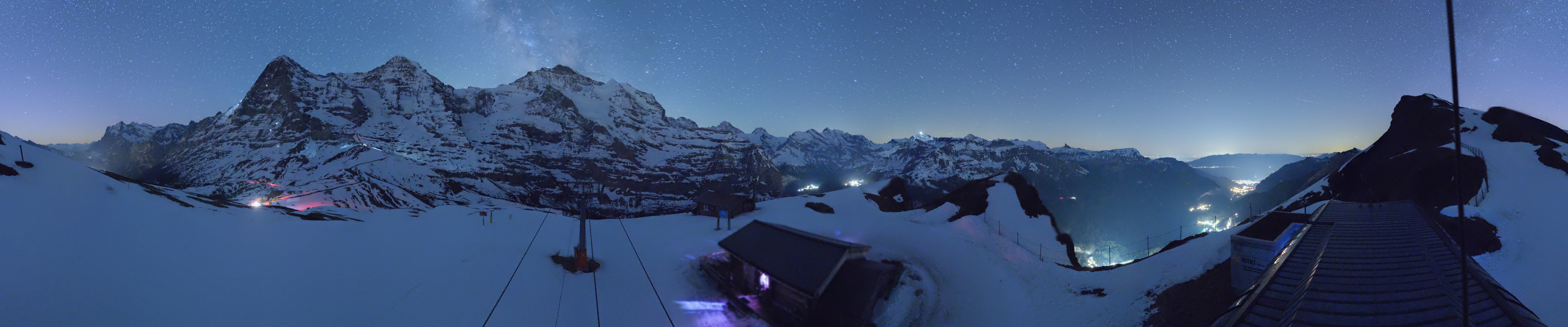 Archiv Foto Webcam Kleine Scheidegg-Lauberhorn, Grindelwald