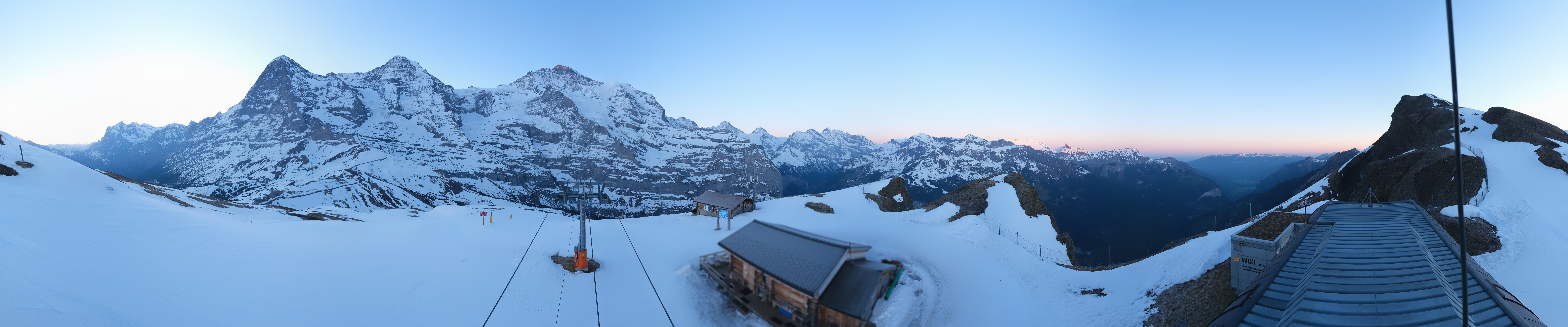 Archiv Foto Webcam Kleine Scheidegg-Lauberhorn, Grindelwald