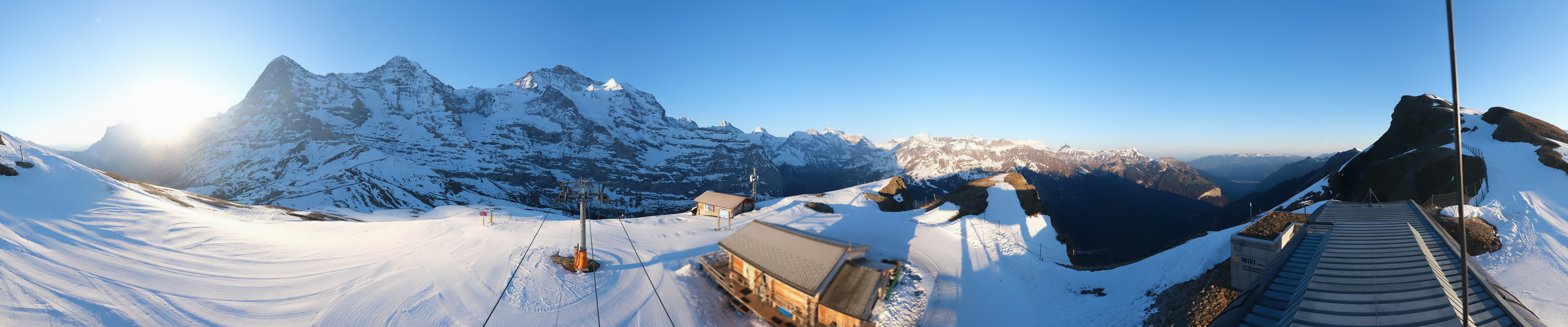 Archiv Foto Webcam Kleine Scheidegg-Lauberhorn, Grindelwald
