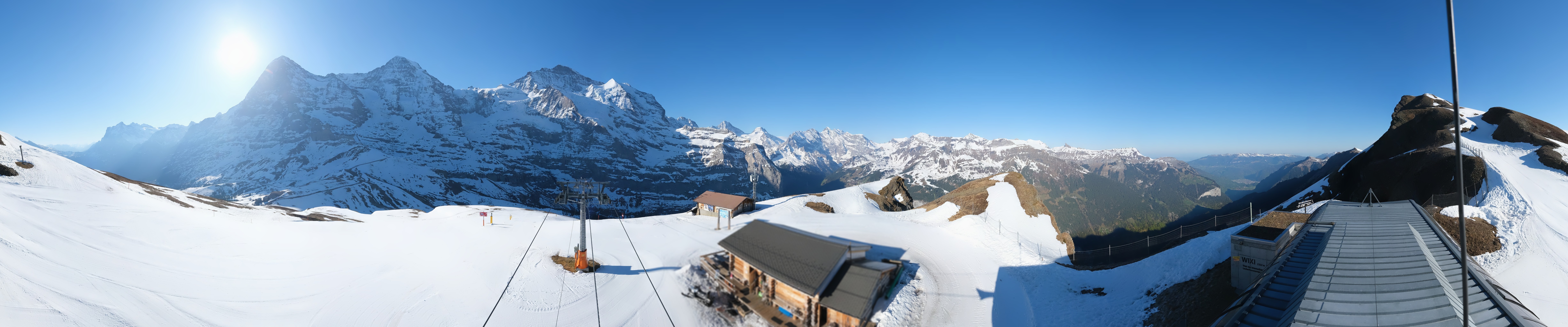 Archiv Foto Webcam Kleine Scheidegg-Lauberhorn, Grindelwald