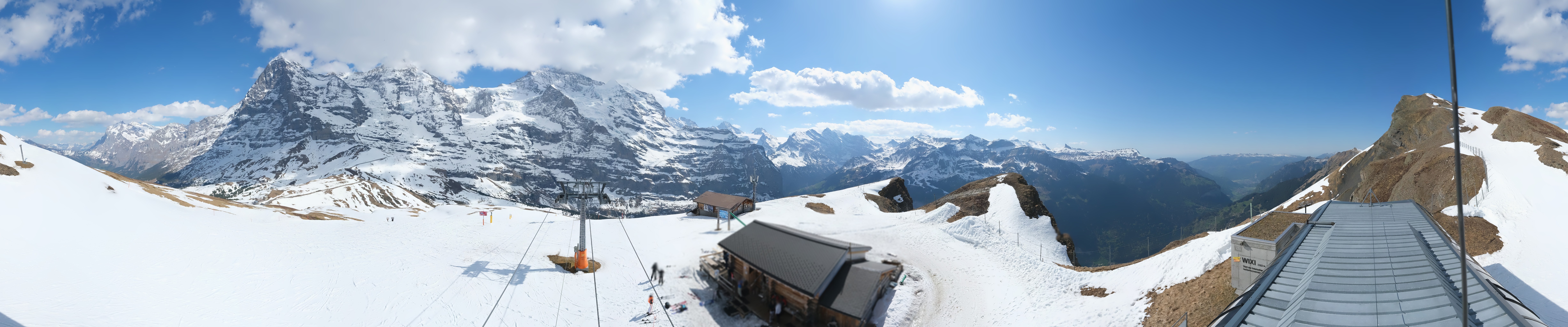 Archived image Webcam Top Station Lauberhorn, Grindelwald