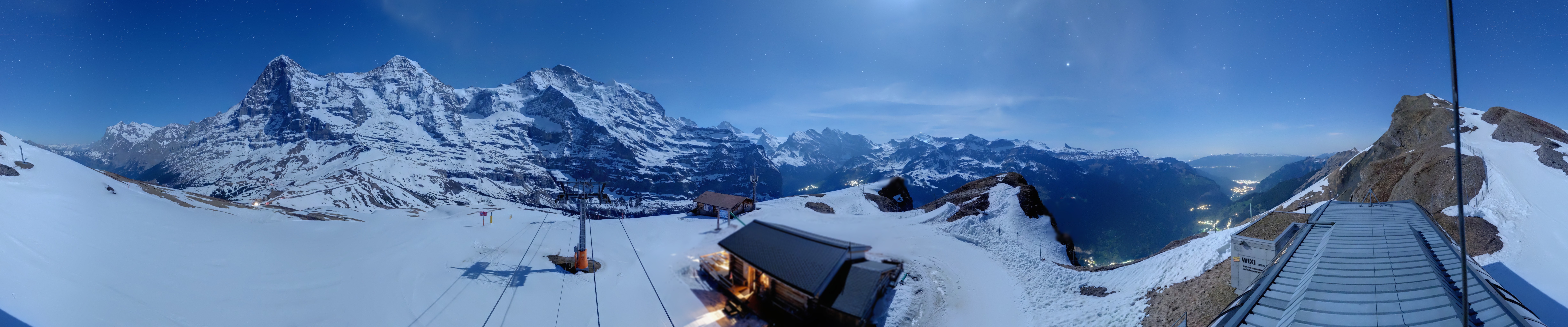 Archived image Webcam Top Station Lauberhorn, Grindelwald