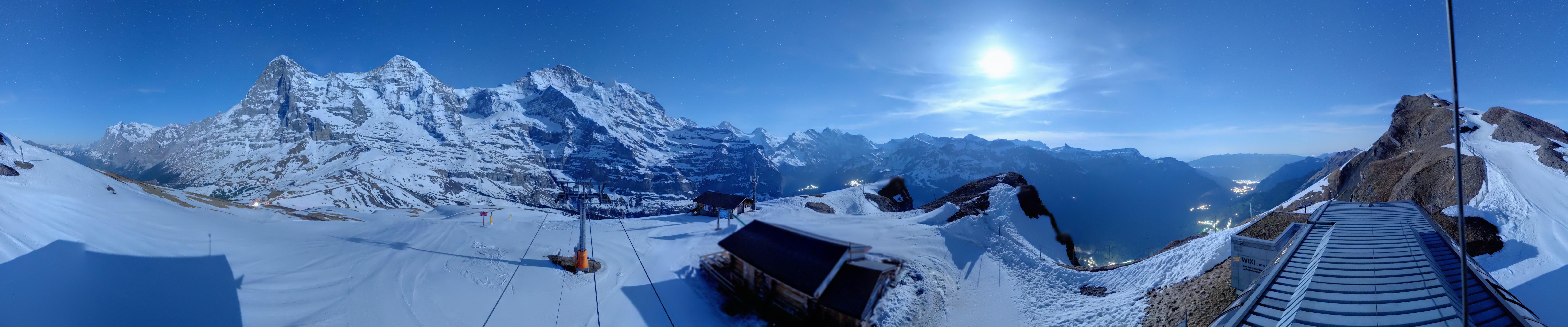 Archived image Webcam Top Station Lauberhorn, Grindelwald