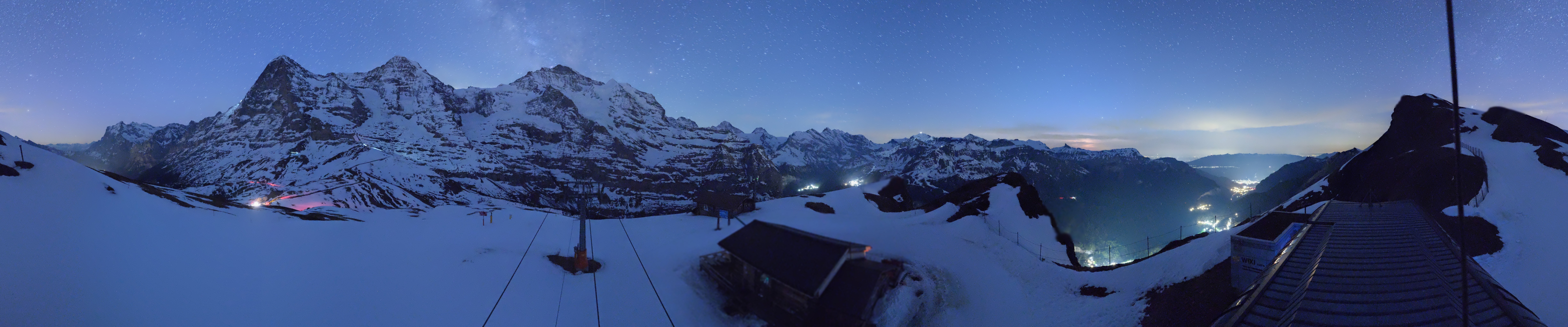 Archived image Webcam Top Station Lauberhorn, Grindelwald