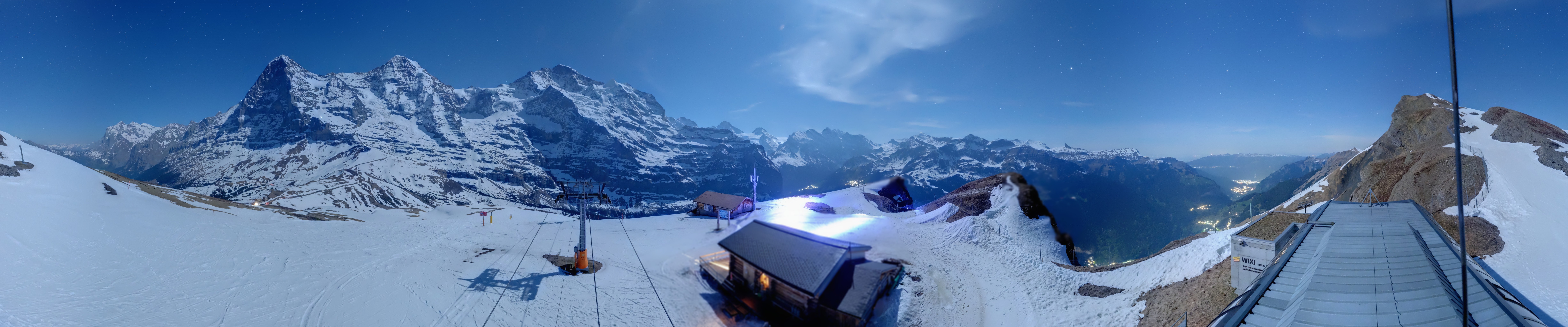 Archiv Foto Webcam Kleine Scheidegg-Lauberhorn, Grindelwald