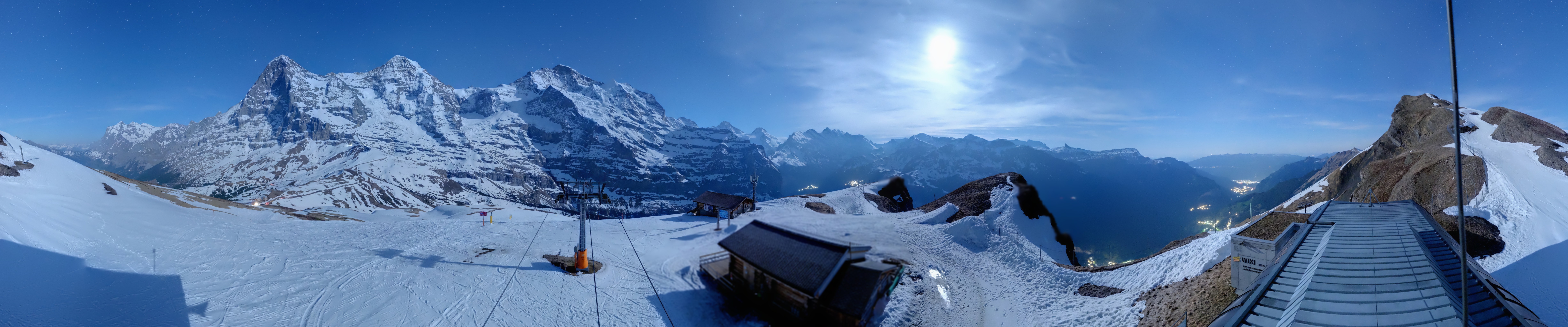 Archiv Foto Webcam Kleine Scheidegg-Lauberhorn, Grindelwald