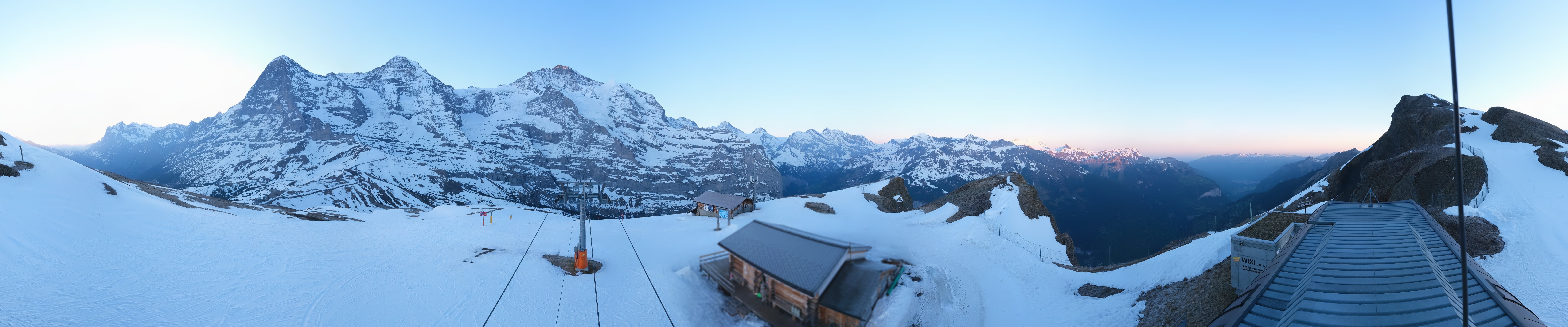 Archiv Foto Webcam Kleine Scheidegg-Lauberhorn, Grindelwald