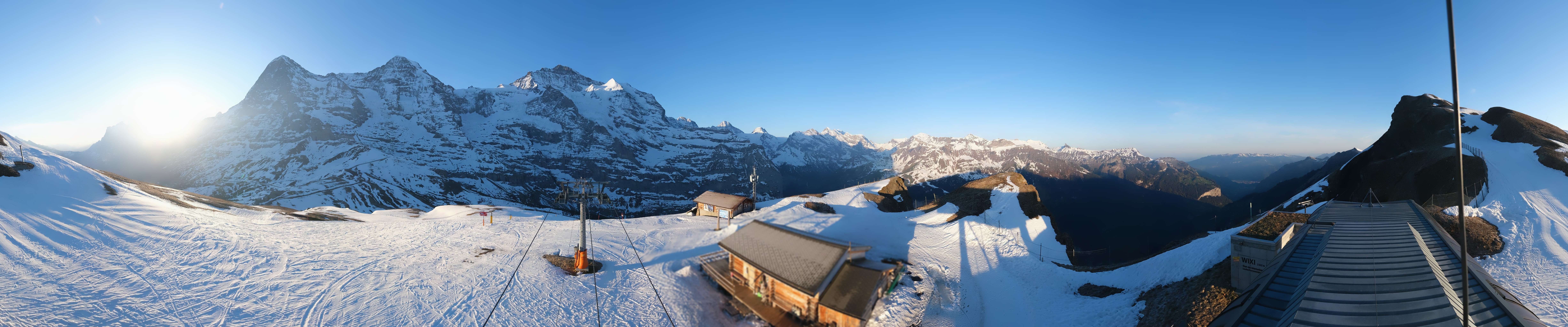 Archiv Foto Webcam Kleine Scheidegg-Lauberhorn, Grindelwald