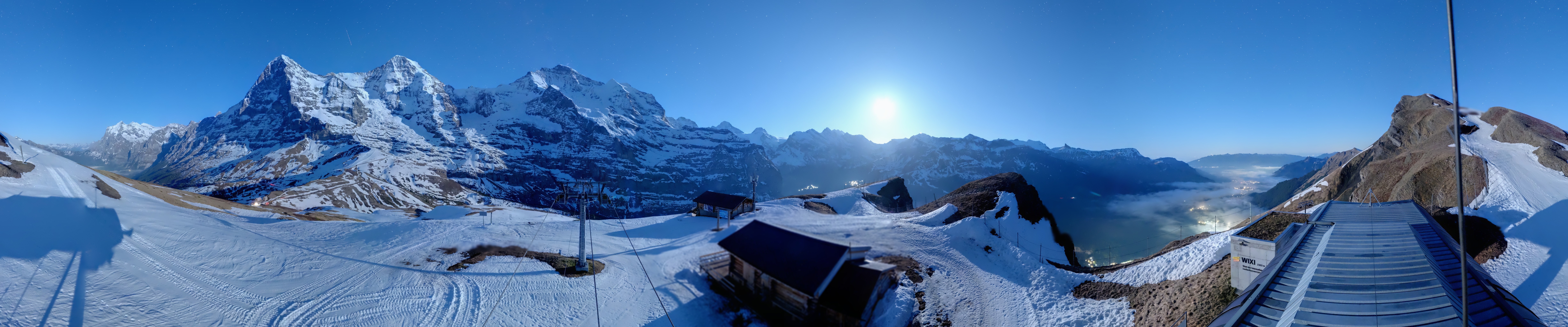 Archiv Foto Webcam Kleine Scheidegg-Lauberhorn, Grindelwald