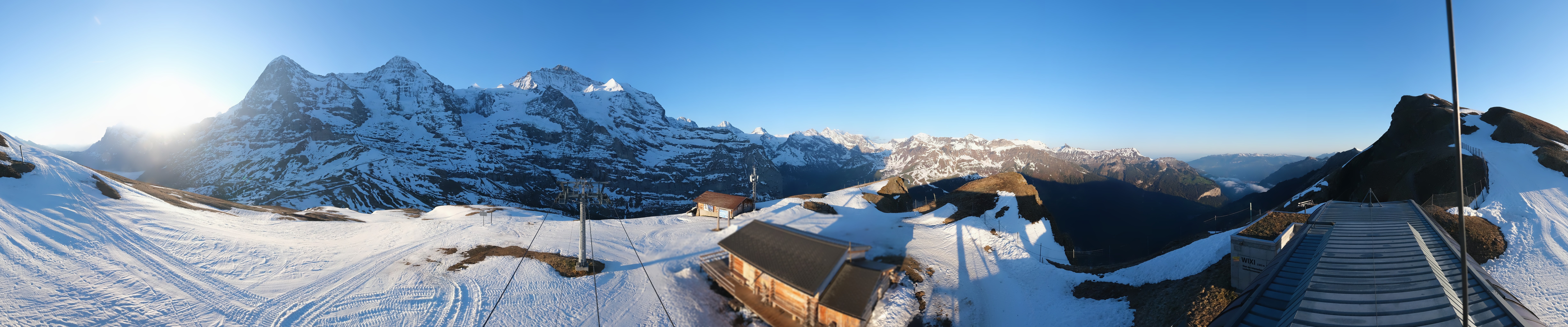Archiv Foto Webcam Kleine Scheidegg-Lauberhorn, Grindelwald