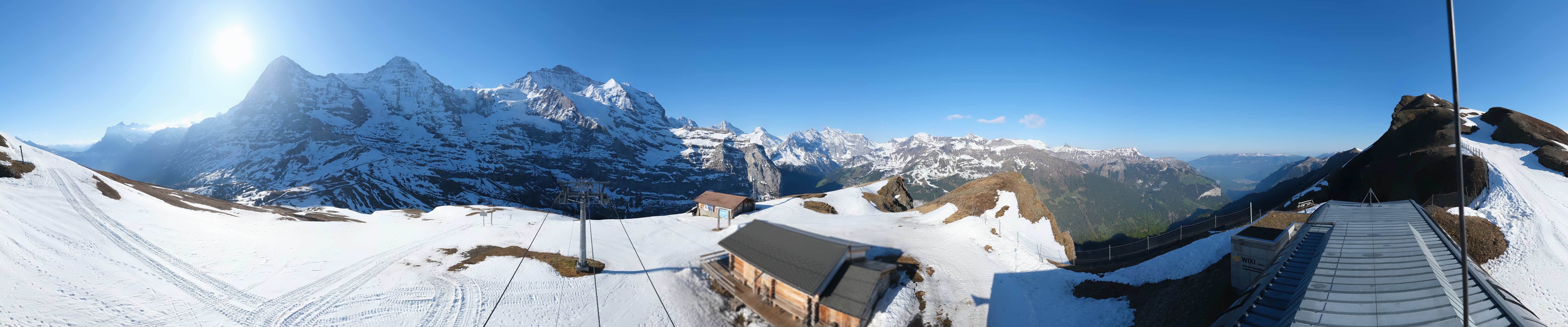 Archiv Foto Webcam Kleine Scheidegg-Lauberhorn, Grindelwald