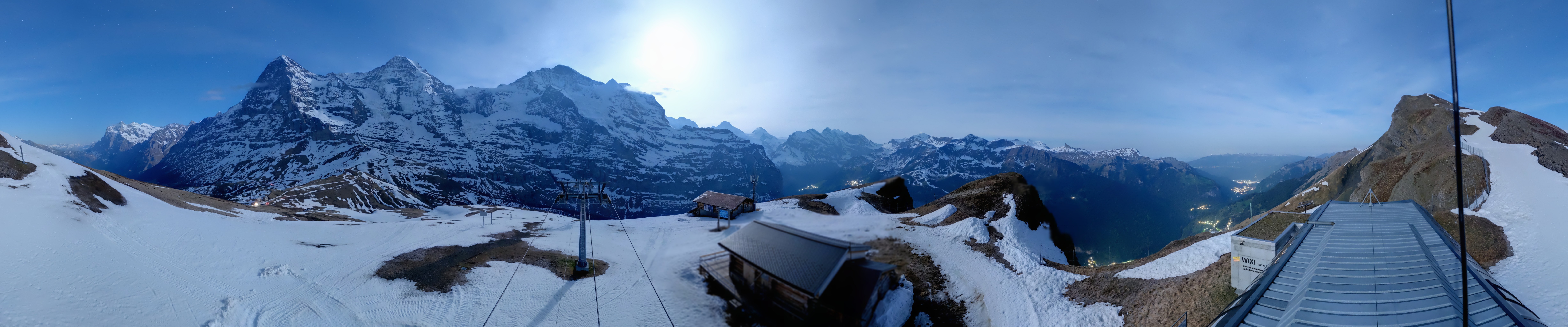 Archiv Foto Webcam Kleine Scheidegg-Lauberhorn, Grindelwald