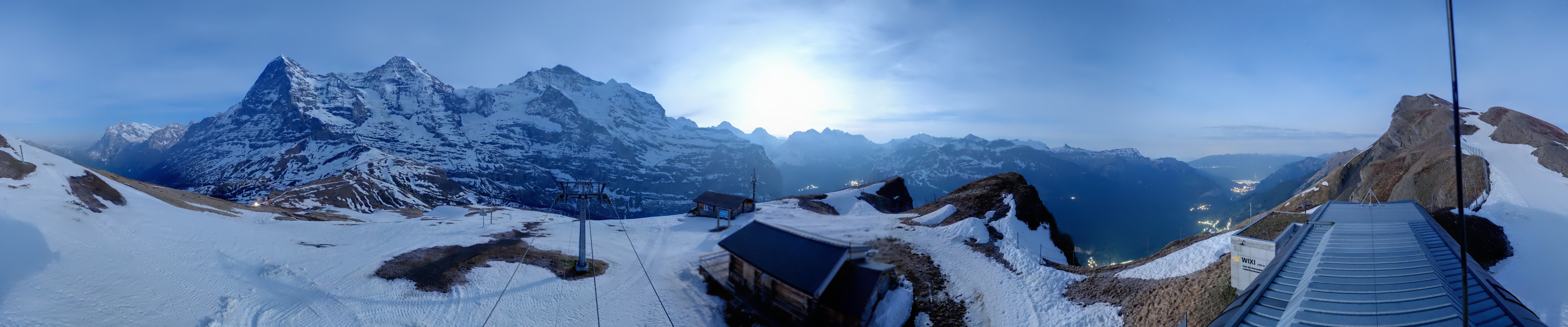 Archiv Foto Webcam Kleine Scheidegg-Lauberhorn, Grindelwald