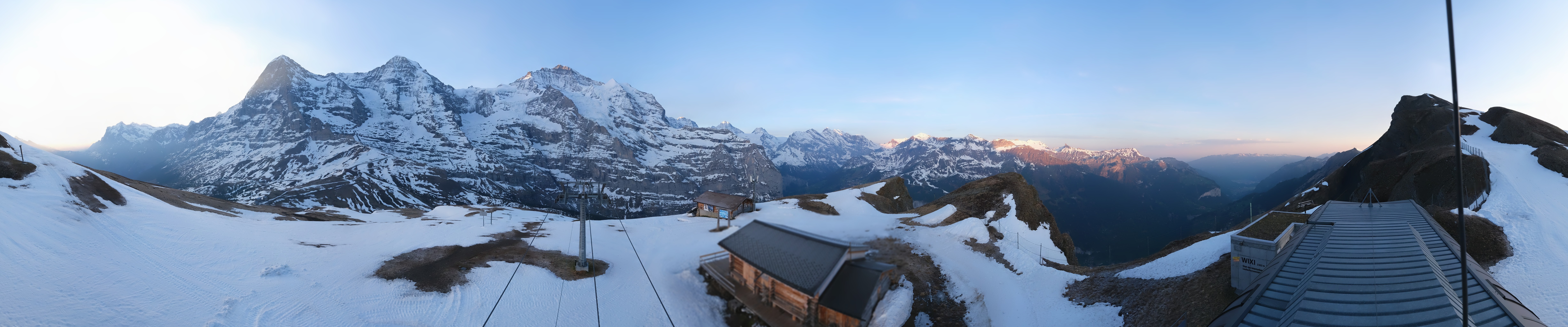 Archiv Foto Webcam Kleine Scheidegg-Lauberhorn, Grindelwald