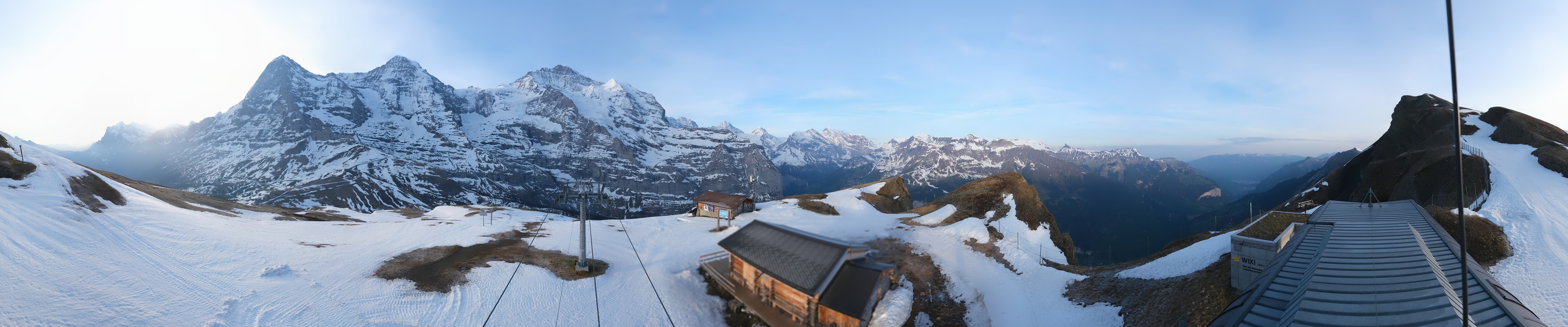Archiv Foto Webcam Kleine Scheidegg-Lauberhorn, Grindelwald