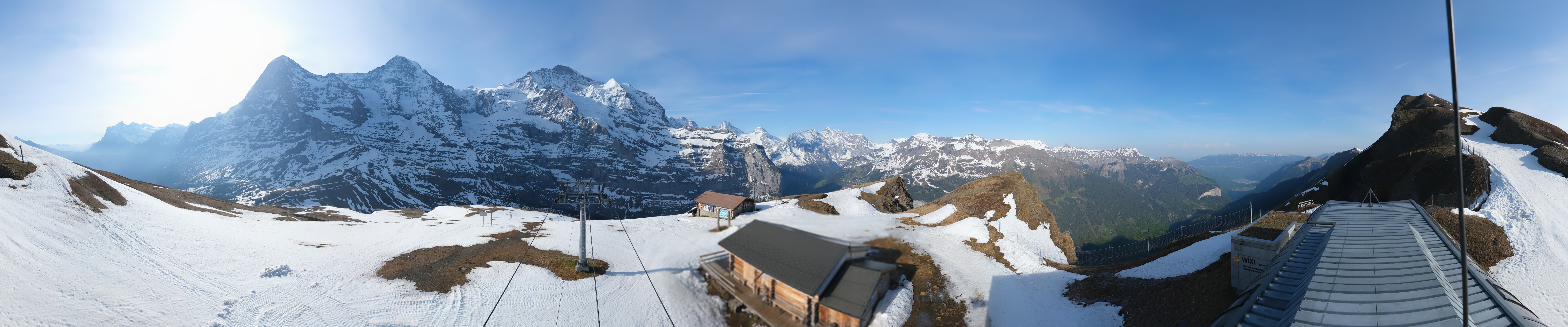 Archiv Foto Webcam Kleine Scheidegg-Lauberhorn, Grindelwald