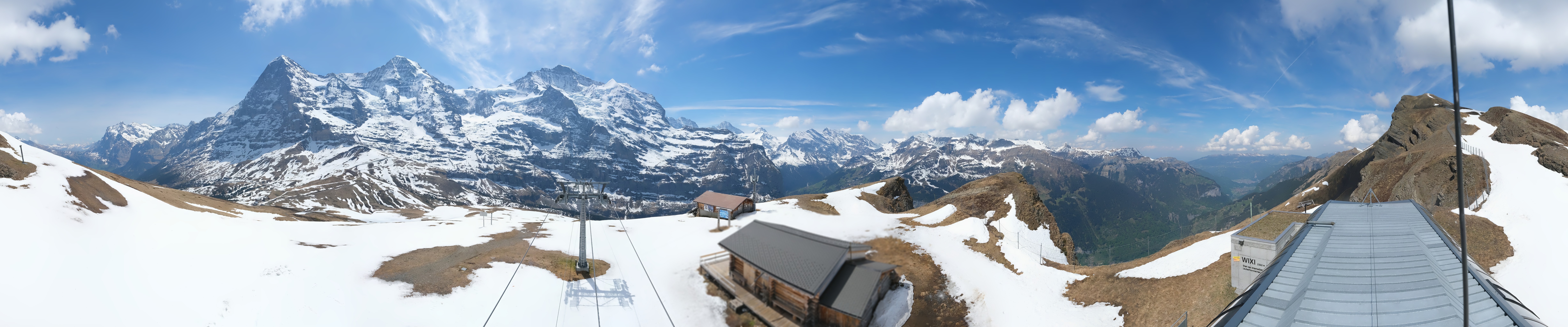 Archiv Foto Webcam Kleine Scheidegg-Lauberhorn, Grindelwald