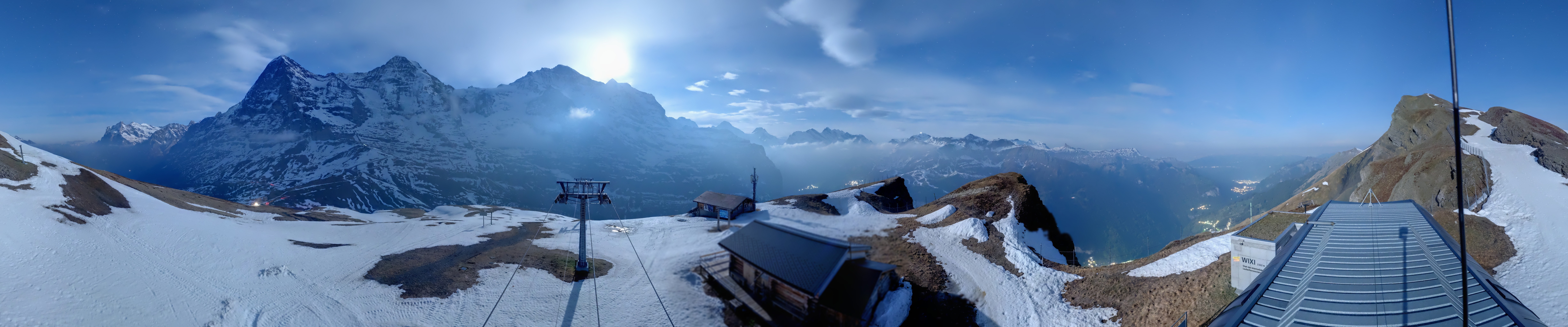 Archiv Foto Webcam Kleine Scheidegg-Lauberhorn, Grindelwald