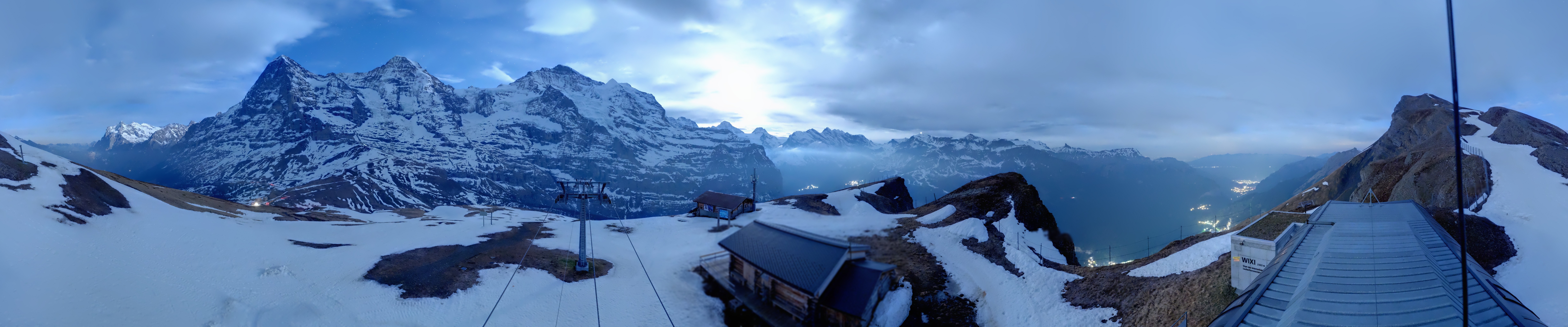 Archiv Foto Webcam Kleine Scheidegg-Lauberhorn, Grindelwald