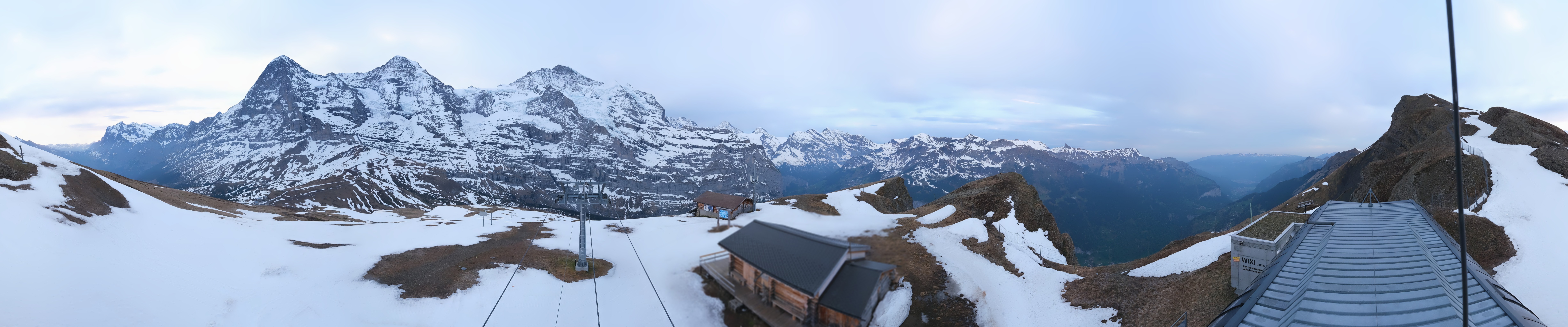 Archived image Webcam Top Station Lauberhorn, Grindelwald