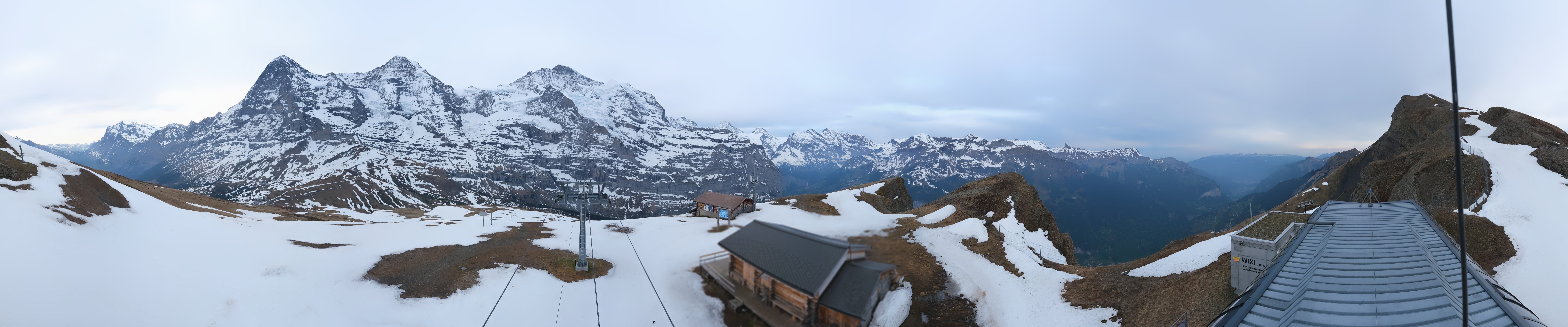Archived image Webcam Top Station Lauberhorn, Grindelwald