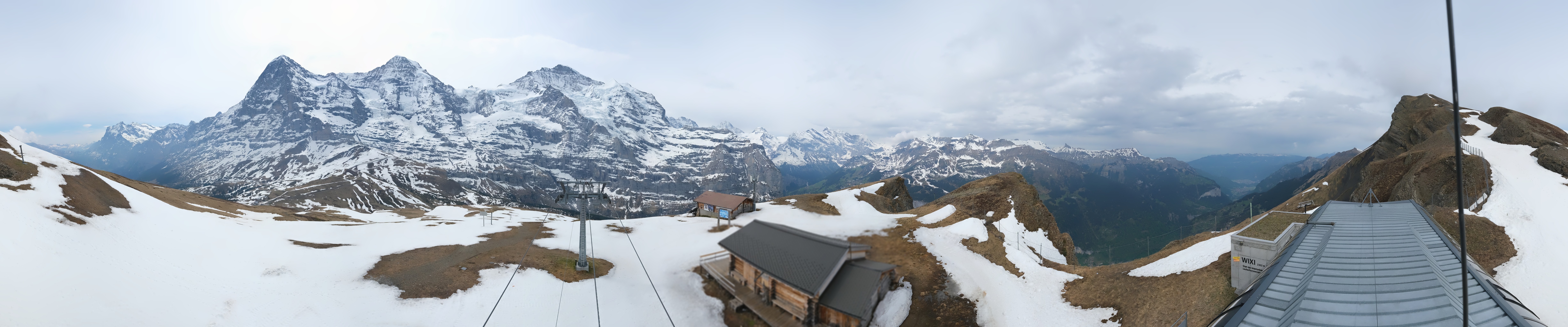Archived image Webcam Top Station Lauberhorn, Grindelwald
