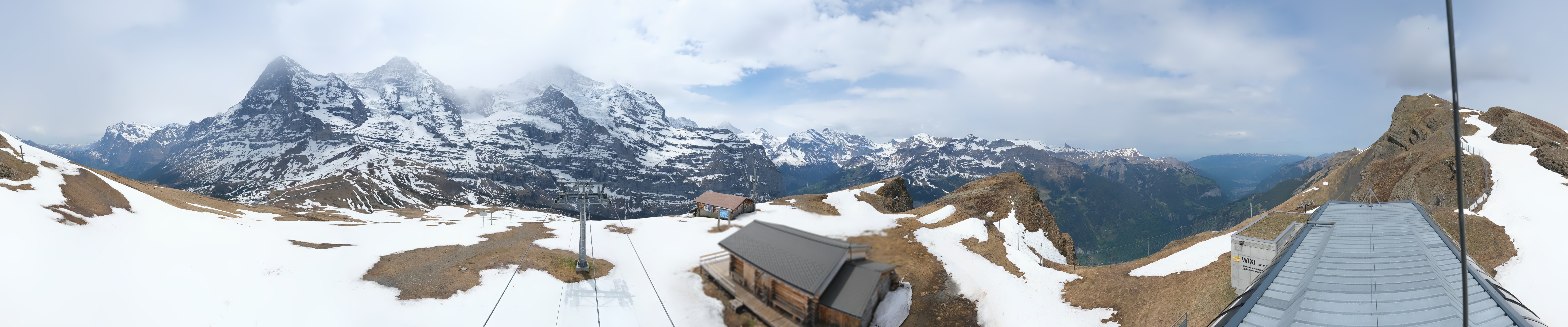 Archived image Webcam Top Station Lauberhorn, Grindelwald
