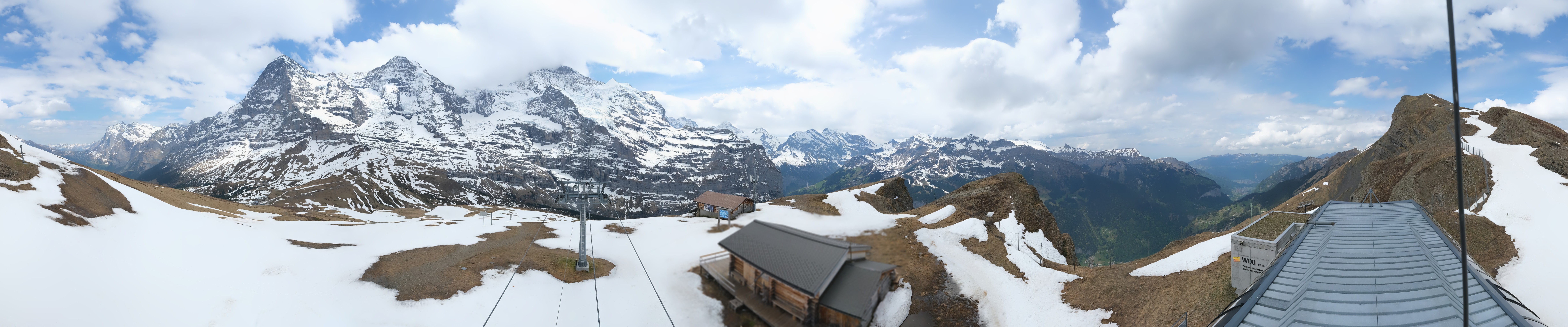 Archived image Webcam Top Station Lauberhorn, Grindelwald