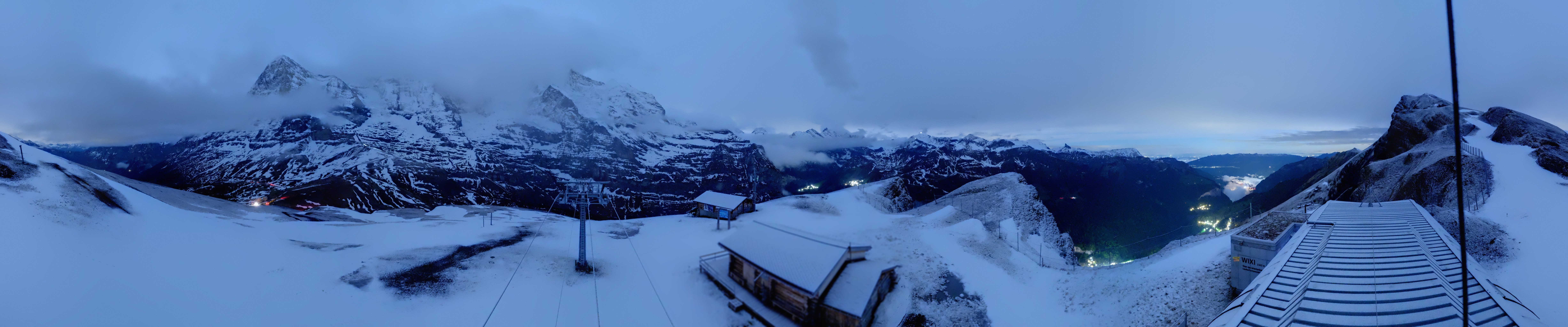 Archived image Webcam Top Station Lauberhorn, Grindelwald