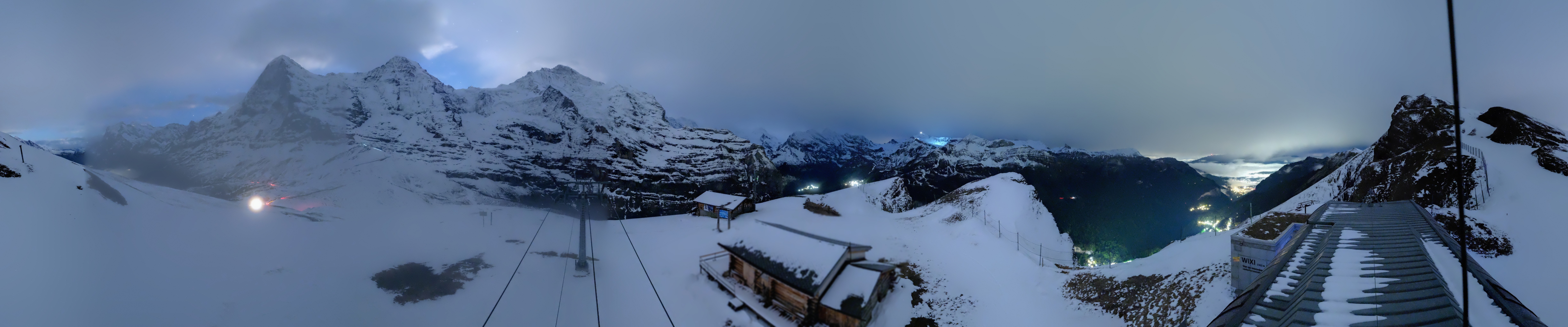 Archived image Webcam Top Station Lauberhorn, Grindelwald