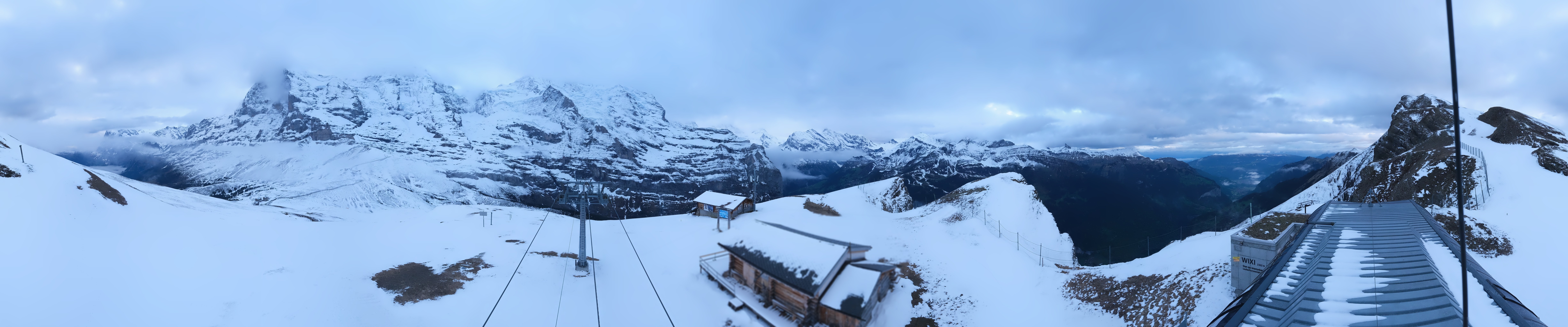 Archived image Webcam Top Station Lauberhorn, Grindelwald