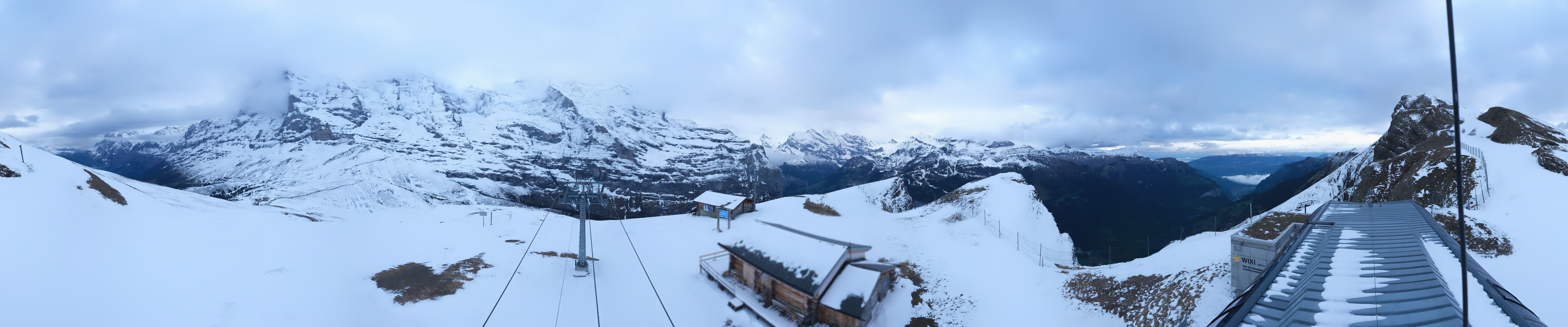 Archived image Webcam Top Station Lauberhorn, Grindelwald