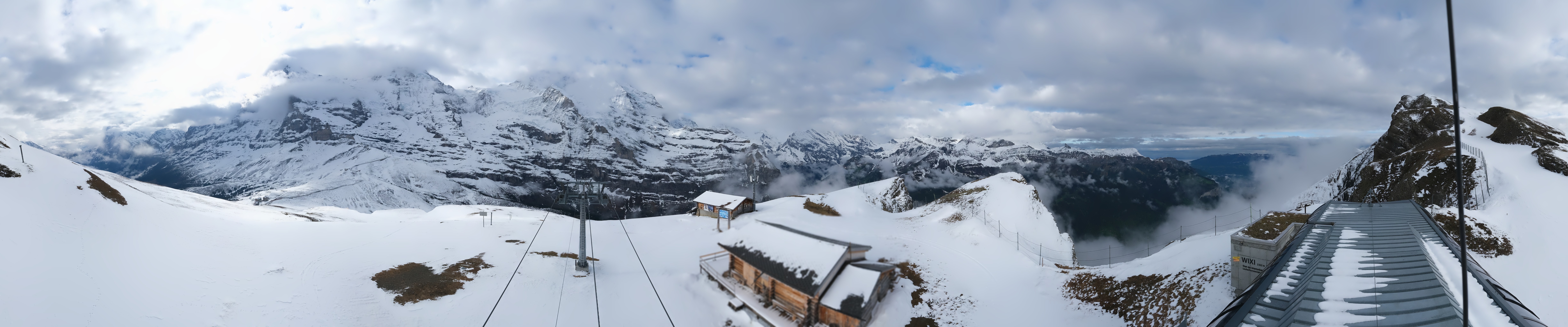 Archived image Webcam Top Station Lauberhorn, Grindelwald