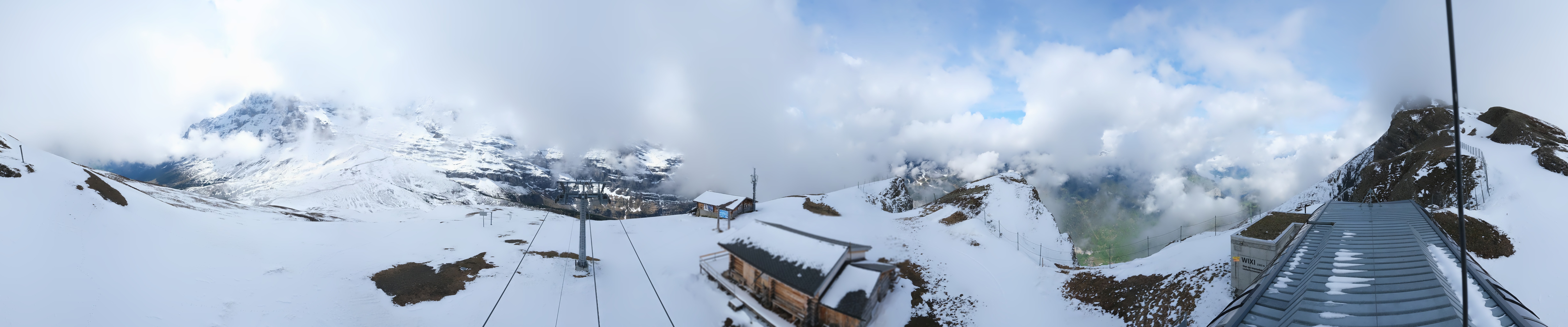 Archived image Webcam Top Station Lauberhorn, Grindelwald