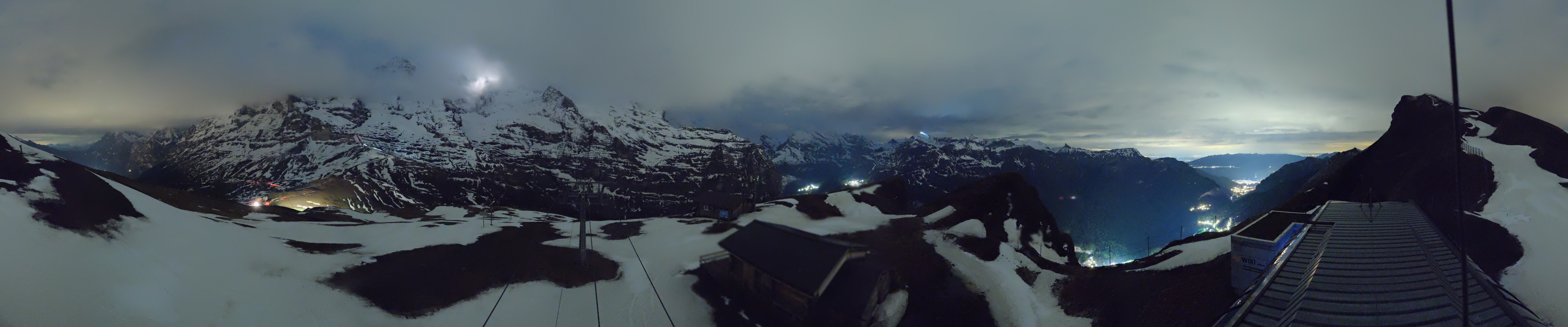 Archiv Foto Webcam Kleine Scheidegg-Lauberhorn, Grindelwald