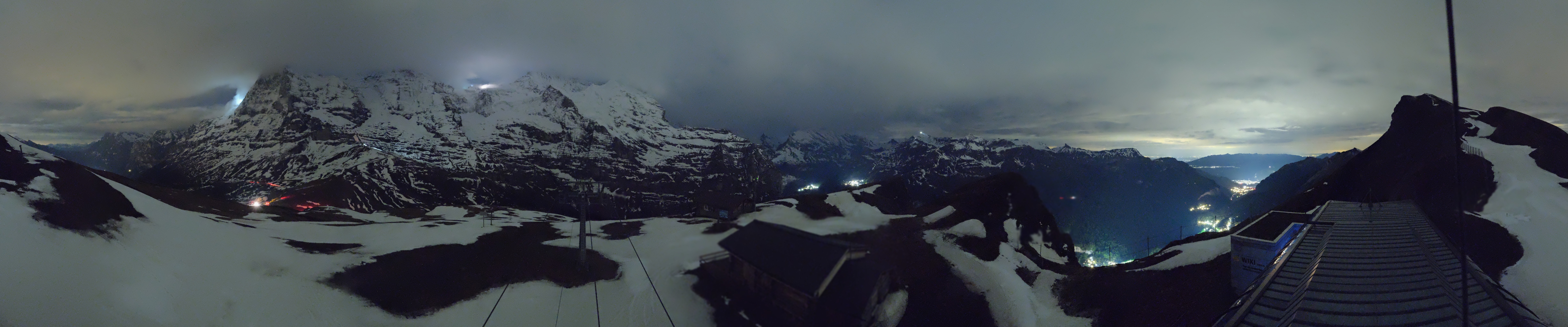 Archiv Foto Webcam Kleine Scheidegg-Lauberhorn, Grindelwald