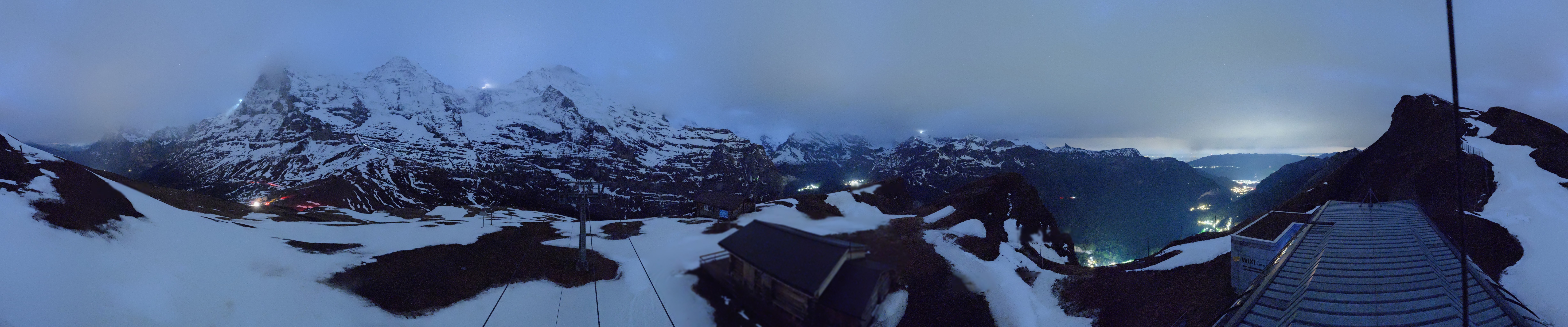 Archiv Foto Webcam Kleine Scheidegg-Lauberhorn, Grindelwald