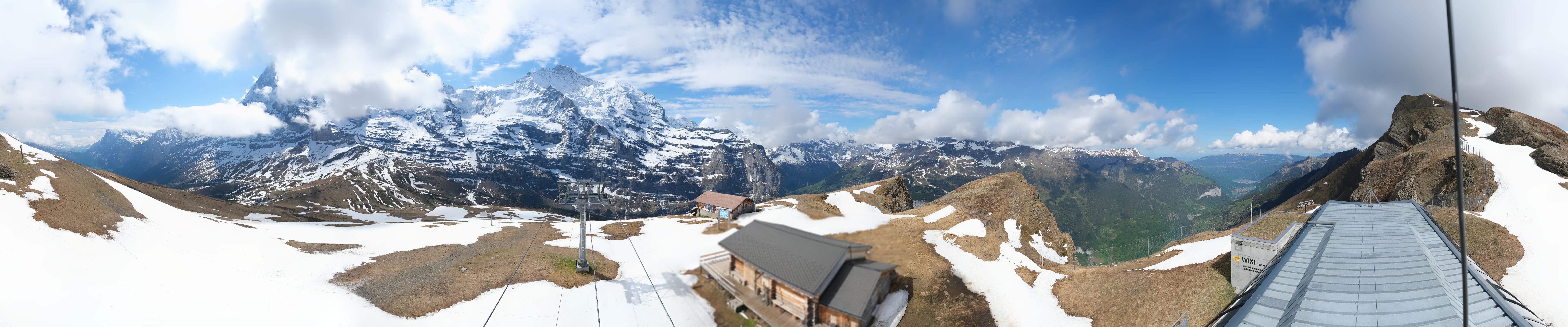 Archiv Foto Webcam Kleine Scheidegg-Lauberhorn, Grindelwald