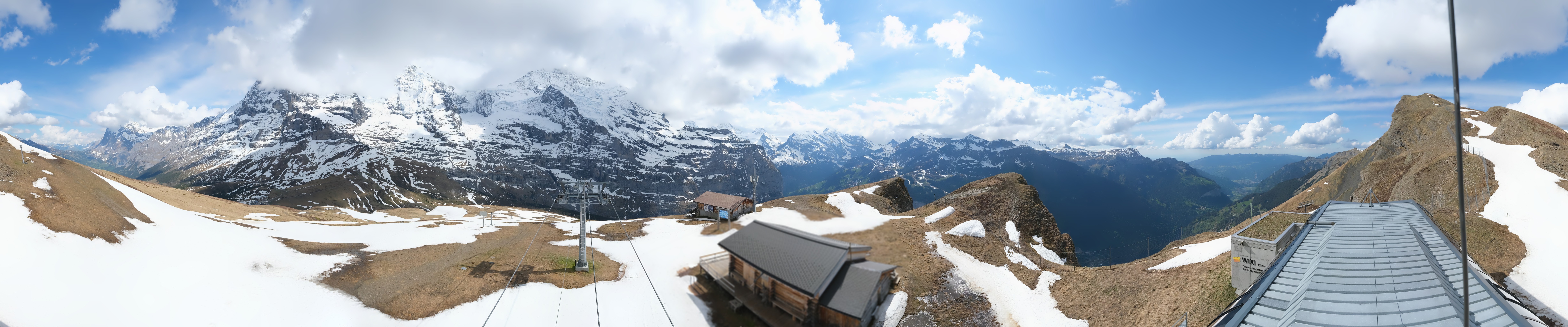 Archiv Foto Webcam Kleine Scheidegg-Lauberhorn, Grindelwald